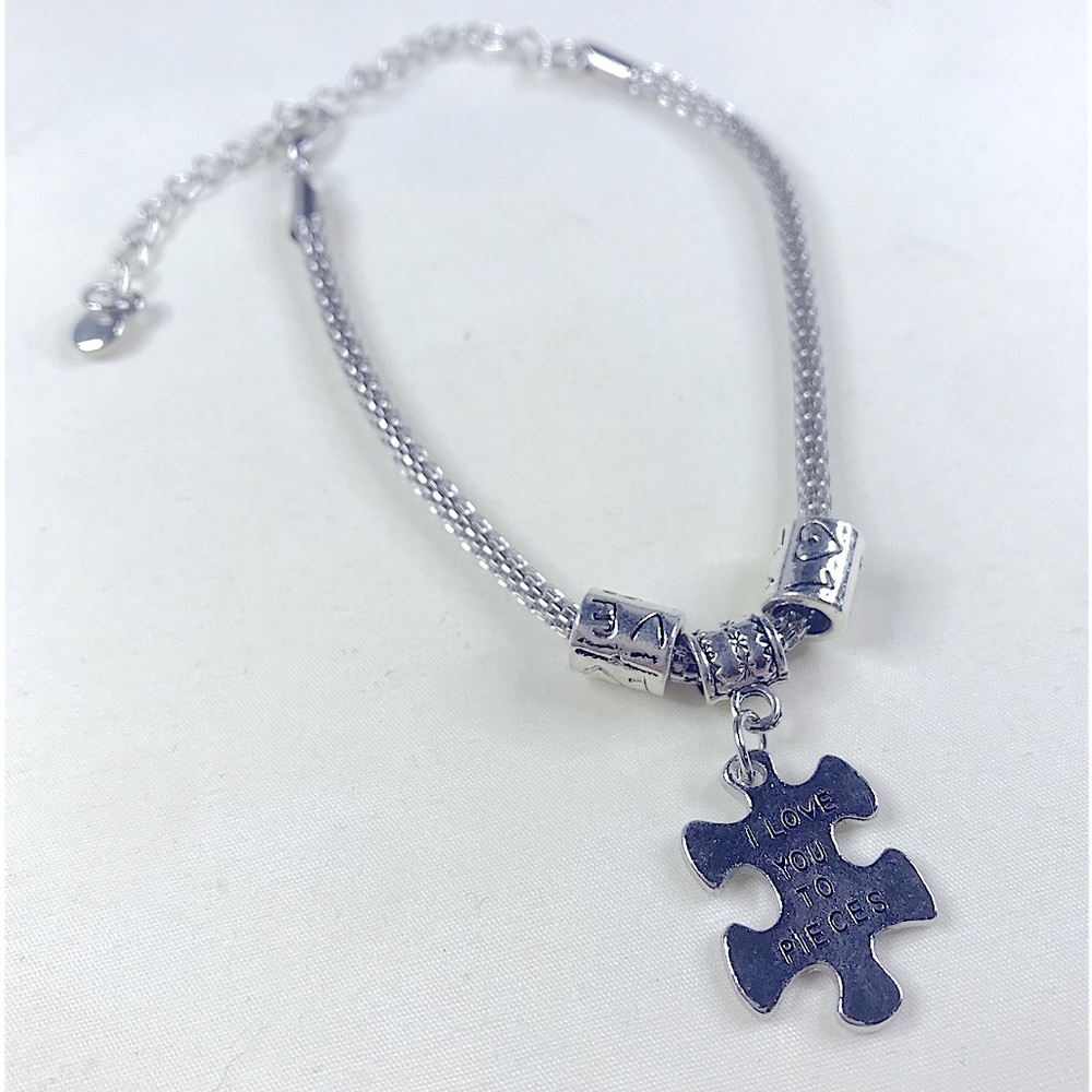 NWT- Autism Puzzle 🧩, I love You to Pieces Bracelet 🦄3 for $15 /4 for $20🦄